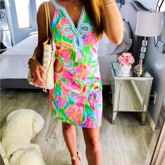 Lilly Pulitzer NWT Tessa Shift Dress So A Peeling Size 2 - Picture 12 of 12
